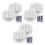 6Pcs Remote Control LED Underwater Pond and Pool Lights 5