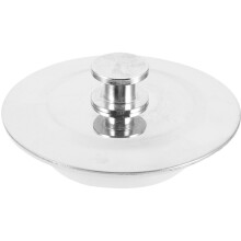 3Pcs Silicone Bathtub Plug Stainless Steel Tub Stopper White