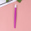 300Pcs Purple Plastic Manicure Cuticle Pushers Comfortable Nail Tools 10