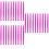 300Pcs Purple Plastic Manicure Cuticle Pushers Comfortable Nail Tools 7
