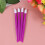 300Pcs Purple Plastic Manicure Cuticle Pushers Comfortable Nail Tools 11