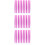 300Pcs Purple Plastic Manicure Cuticle Pushers Comfortable Nail Tools 8