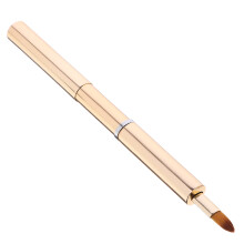 2Pcs Lip Gloss Applicator Brush Golden Portable Makeup Tools Women
