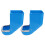 4Pcs Blue Plastic Chick Feeder Poultry Food Storage Bowl 8