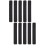 10Pcs Stylish Black Felt Wall Sticker Strip for Message Display 7