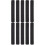 10Pcs Stylish Black Felt Wall Sticker Strip for Message Display 5