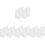 16Pcs White Portable A5 Storage Boxes Plastic File Organizer with Lid 4