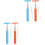 4Pcs Assorted Color Car Windshield and Mirror Cleaner Wiper Tools 5