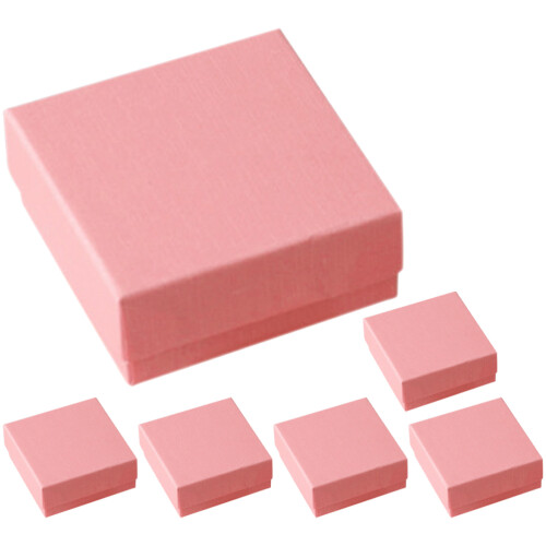 30Pcs Pink Small Jewelry Boxes Gift Cardboard Storage Boxes with Lids