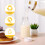 12Pcs Reusable Plastic Milk Bottles Transparent Leakproof with Caps 6