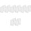 16Pcs White Portable A5 Storage Boxes Plastic File Organizer with Lid 5