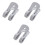 3Pcs Grey Windproof Clothes Clip Non-Slip Quilt Clips Plastic 3