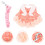 4Sets Comfortable Cotton Bunny Leash Harness Adorable Rabbit Dress 9