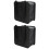 2Pcs Portable Car Trash Can Foldable Garbage Box Black Storage 5