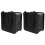 2Pcs Portable Car Trash Can Foldable Garbage Box Black Storage 2