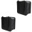 2Pcs Portable Car Trash Can Foldable Garbage Box Black Storage 3