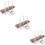 3Sets Portable Tableware Kit Fork Chopstick with Carry Case 10