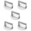 5Pcs Silver Burger Mold Press Round Patty Maker Kitchen Tool 7