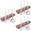 3Sets Portable Tableware Kit Fork Chopstick with Carry Case 8