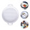 4Pcs White Ceramic Plate Multifunctional Food Holder for Home 11