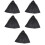 5Pcs Durable Black Halloween Cape Decorative Cloak for Party Use 7