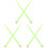 3Pairs Nylon Double-End Drumsticks Light Green Durable Practice Sticks 2