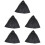 5Pcs Durable Black Halloween Cape Decorative Cloak for Party Use 6