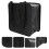 2Pcs Portable Car Trash Can Foldable Garbage Box Black Storage 8