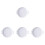 4Pcs White Ceramic Plate Multifunctional Food Holder for Home 2
