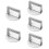 5Pcs Silver Burger Mold Press Round Patty Maker Kitchen Tool 9