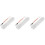 3Pcs Pink Bilateral Baby Scraping Spoons Durable Silicone Fruit Spoon 4
