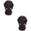 2Pcs Machine Washable Black Long Sleeve Clothes for Salon Workers 6