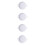 4Pcs White Ceramic Plate Multifunctional Food Holder for Home 8