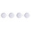 4Pcs White Ceramic Plate Multifunctional Food Holder for Home 4