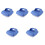 5Pcs Blue Bbq Cleaning Brush Labor-Saving Grill Accessory 2