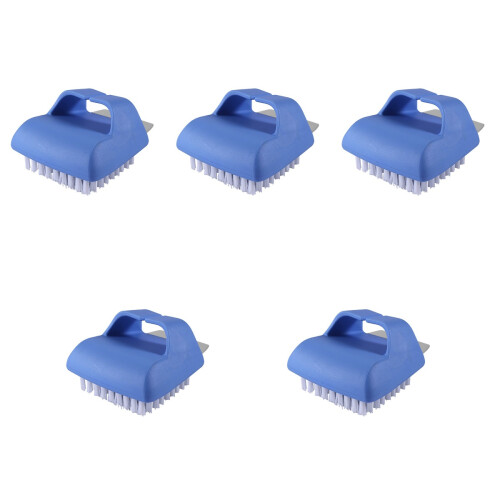 5Pcs Blue Bbq Cleaning Brush Labor-Saving Grill Accessory 1
