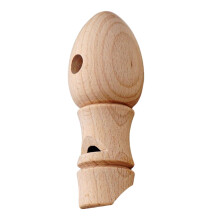 5Pcs Portable Wooden Children Whistle Adorable Music Toy