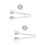 2Sets Ball-Shape Stainless Steel Whiskey Stones Wine Accessory Silver 7