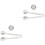 2Sets Ball-Shape Stainless Steel Whiskey Stones Wine Accessory Silver 3