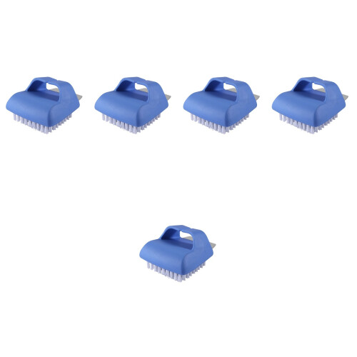 5Pcs Blue Bbq Cleaning Brush Labor-Saving Grill Accessory 2