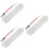 3Pcs Pink Bilateral Baby Scraping Spoons Durable Silicone Fruit Spoon 7
