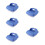 5Pcs Blue Bbq Cleaning Brush Labor-Saving Grill Accessory 10
