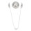 2Sets Ball-Shape Stainless Steel Whiskey Stones Wine Accessory Silver 11