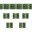 20Pcs Acrylic Luminous Exit Indicator Sticker Emergency Safety Sign 9