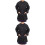 2Pcs Machine Washable Black Long Sleeve Clothes for Salon Workers 5