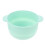 3Pièces Bol Chauffe-Cire Vert Silicone Pratique Usage Féminin 2