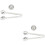 2Sets Ball-Shape Stainless Steel Whiskey Stones Wine Accessory Silver 6