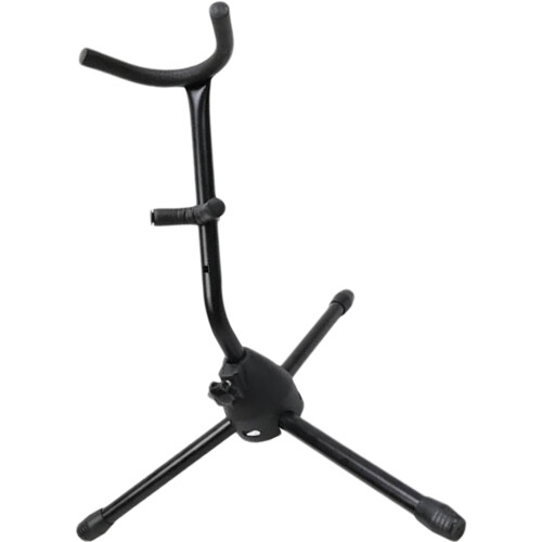 2Pcs Stable Foldable Sax Stand Metal Bracket Portable Saxophone Holder 1