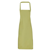 (One Size, Lime) Premier Unisex Adult Cotton Bibbed Apron