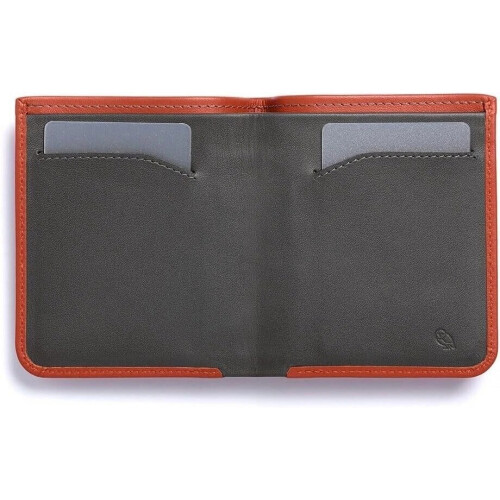Bellroy Leather High Line Wallet Tamarillo Brown tall 2